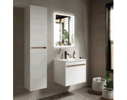 Мебель для ванной Sancos Smart 60 см белый глянец