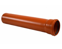 НПВХ Труба SN4 160*4,0*3000 наружная (рыжая) Хемкор